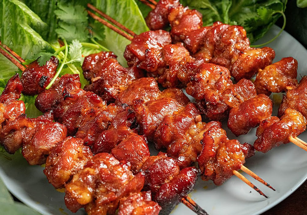Grilled Pork Skewers (Thit Nuong)