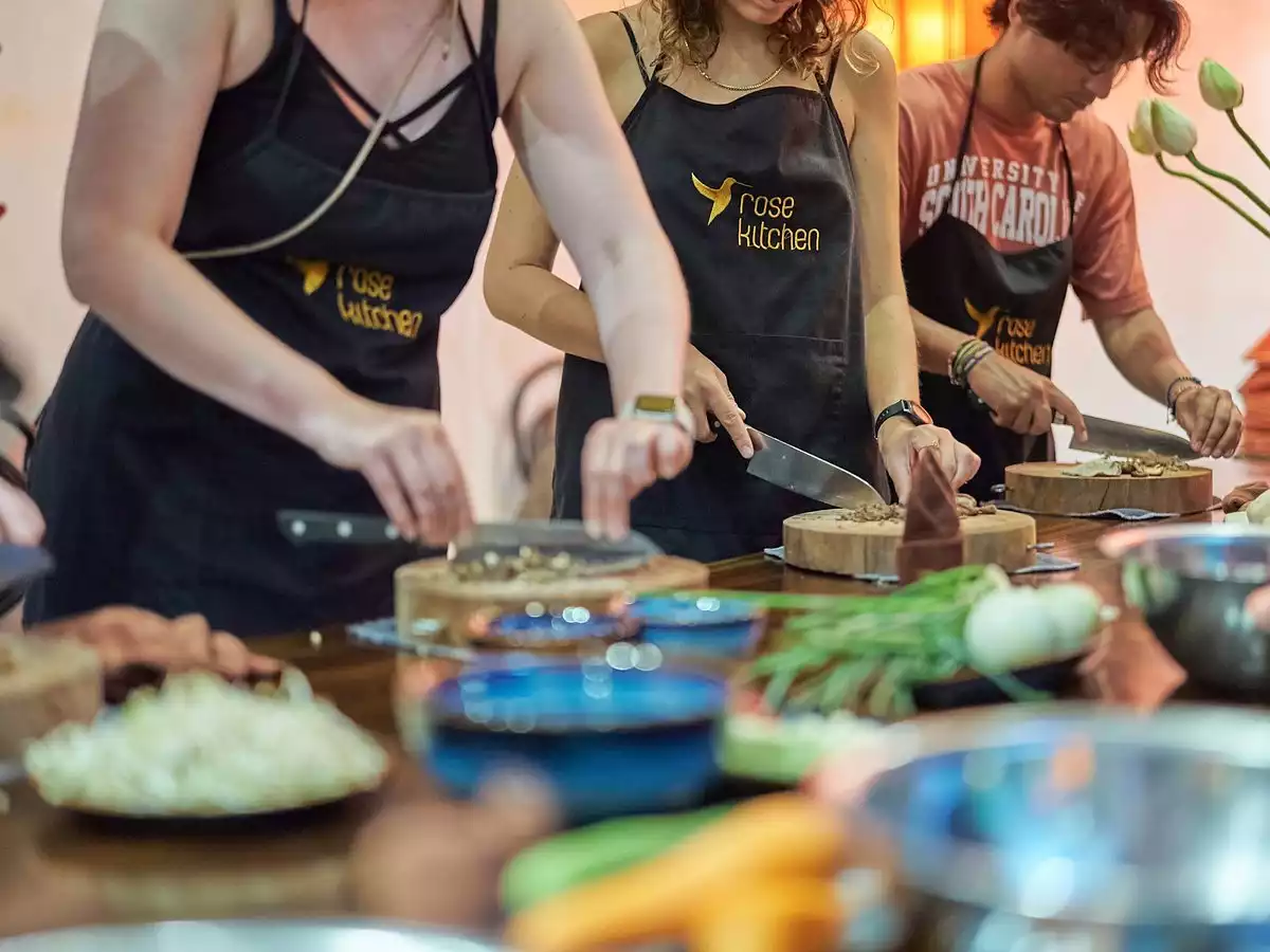 Joining a Cooking Class and Savoring Fine Dining