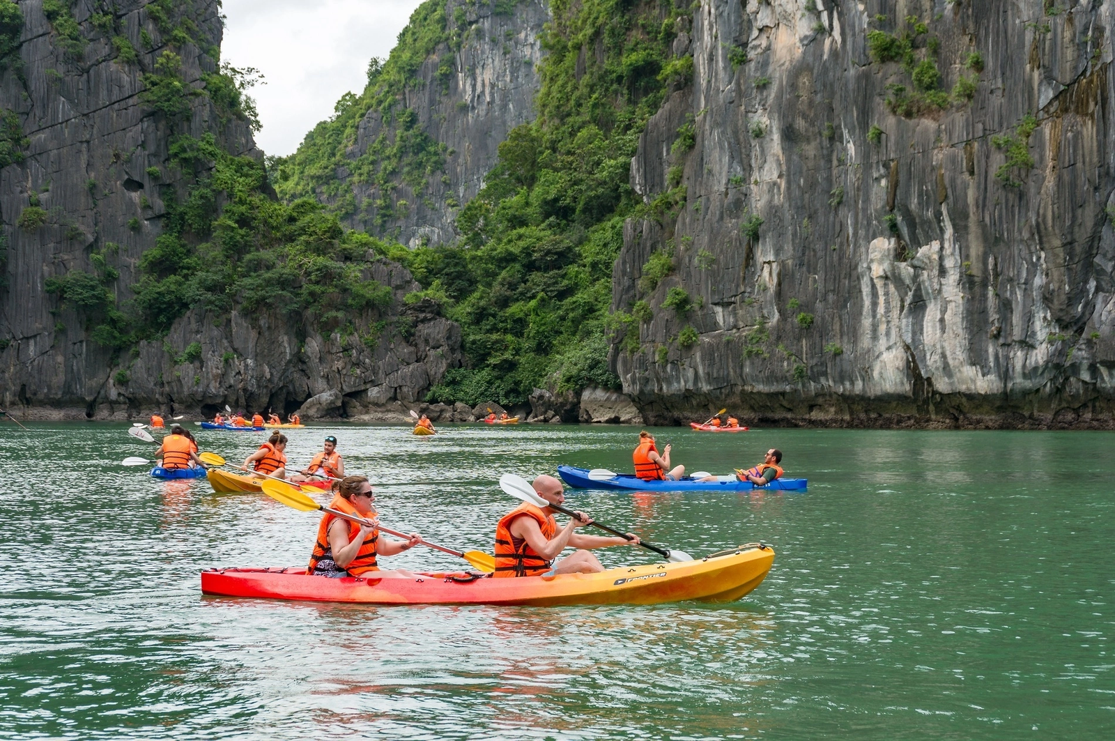 Kayaking through Limestone Islets
