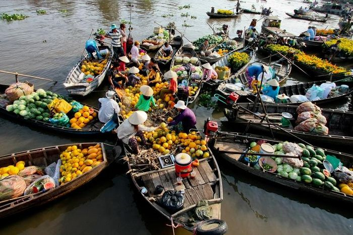 Nga Bay Floating Market (Hau Giang) – Where Seven Rivers Converge